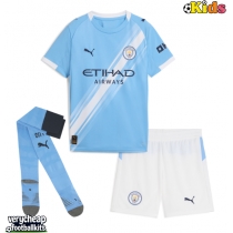 Manchester City John Stones #5 Replica Home Minikit 2025-26 Short Sleeve (+ pants)